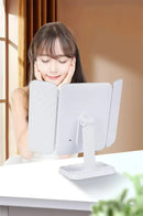 Espelho dobrável  com luz LED portátil