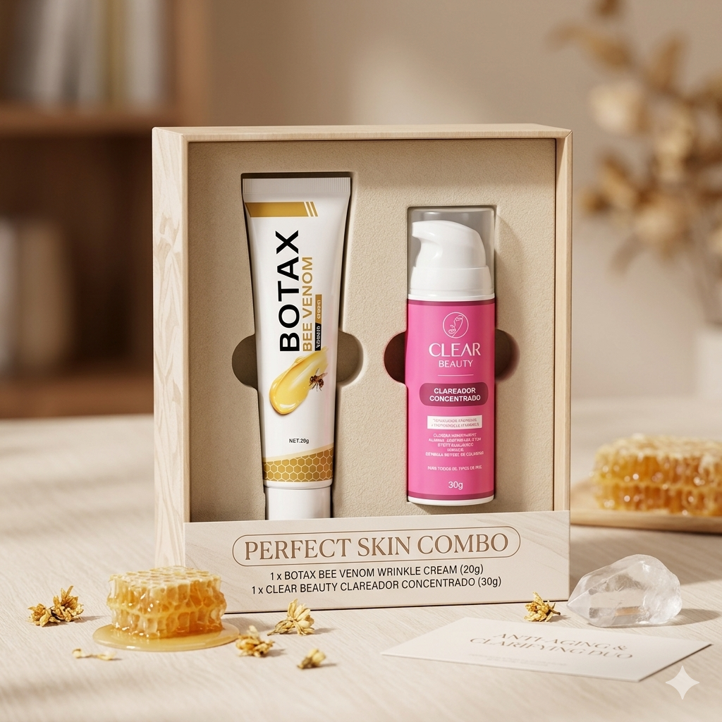 BOTAX BEE VENOM – Creme Antirrugas com Veneno de Abelha | Efeito Botox Natural em Casa