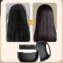 Escova alisadora modela e reduz o frizz.