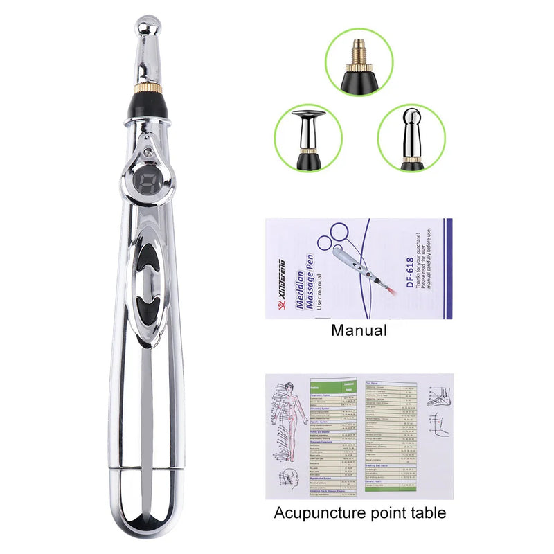 Caneta de Acupuntura Estimulador Elétrico Alívio Instantâneo