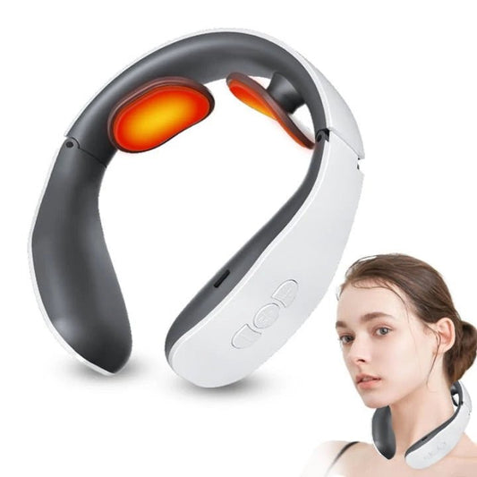 Aparelho Massageador de Pescoço Corpo Com Eletrodos Massagem Relaxante Fisioterapia - DonizStore