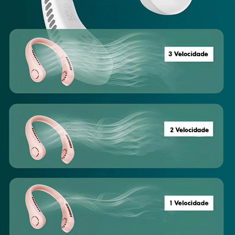 Ventilador Flexível De Pescoço Portátil via Usb