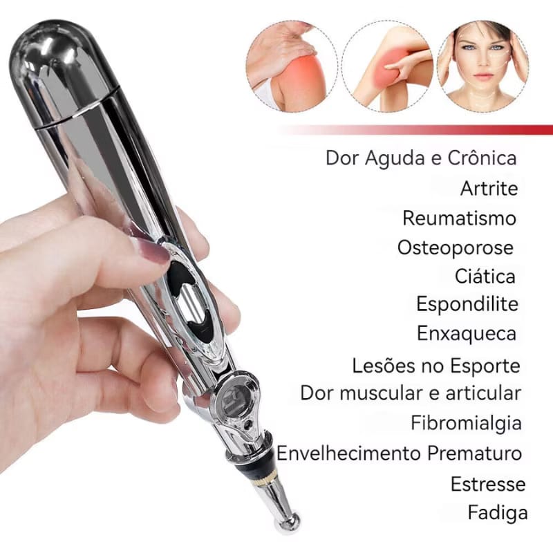 Caneta de Acupuntura Estimulador Elétrico Alívio Instantâneo - DonizStore