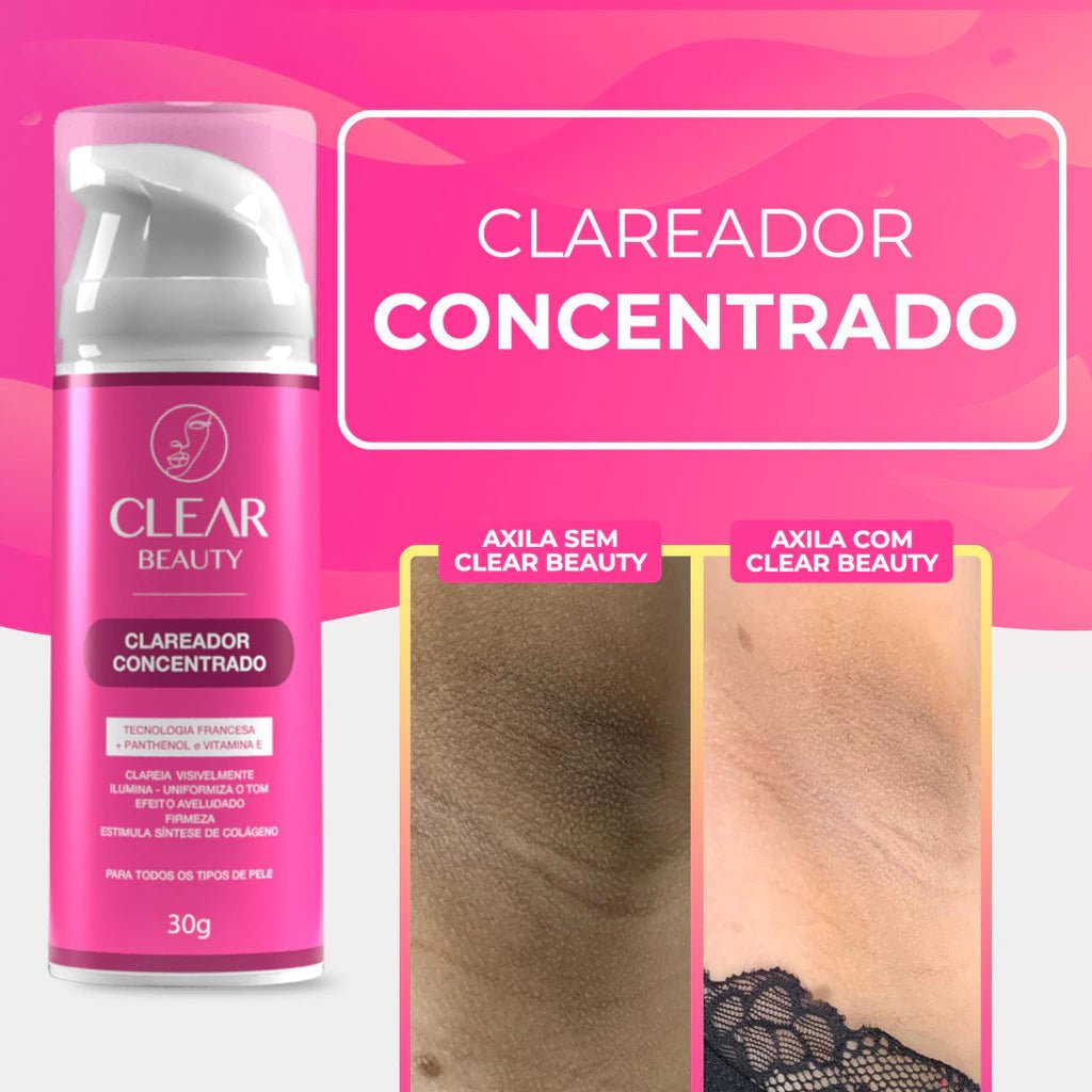 Clareador De Manchas na PELE Clear Beauty - DonizStore
