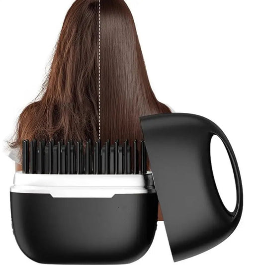 Escova alisadora modela e reduz o frizz. - DonizStore
