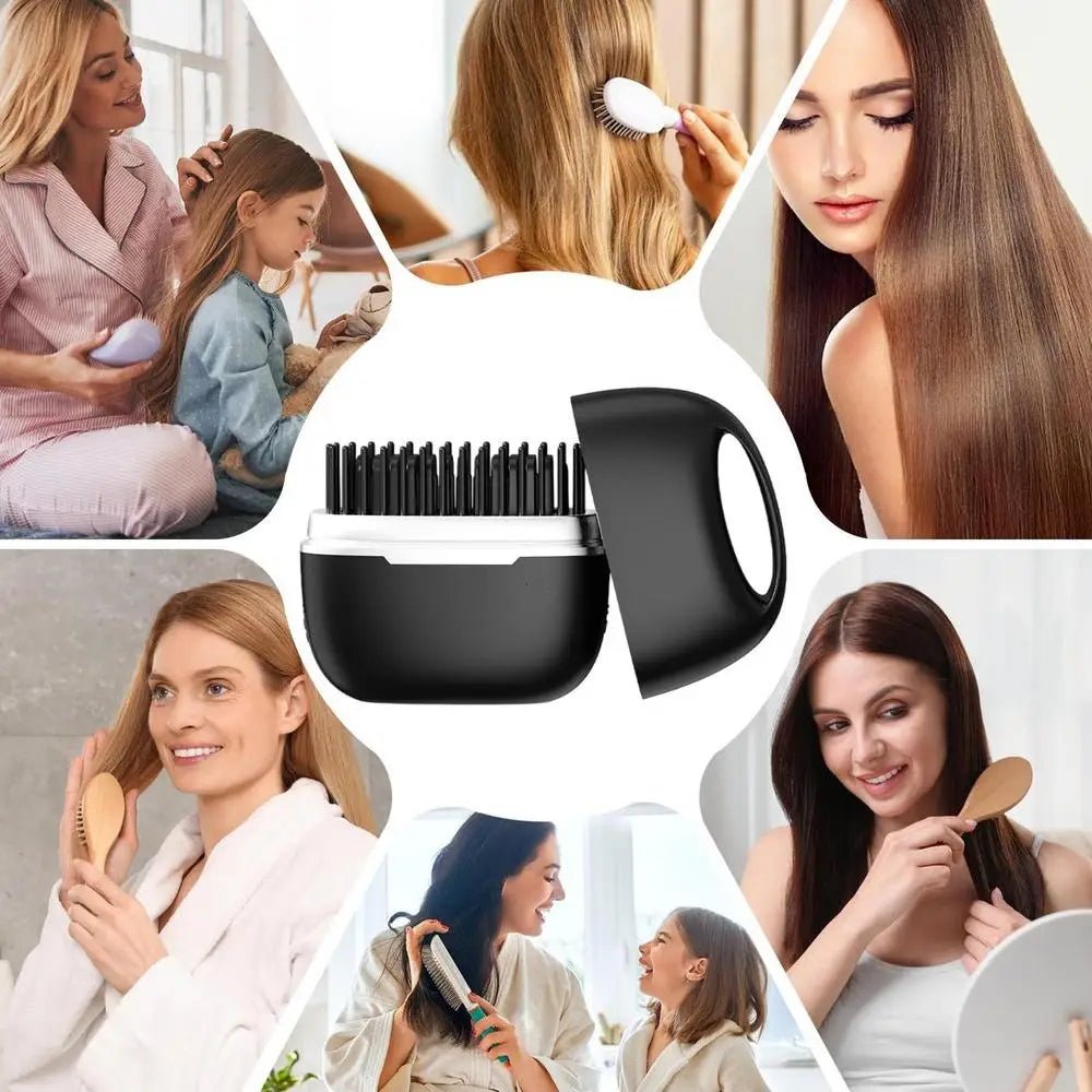Escova alisadora modela e reduz o frizz. - DonizStore