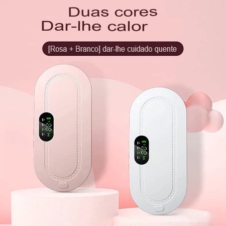Cinto com Almofada aquecedora para aliviar cólicas